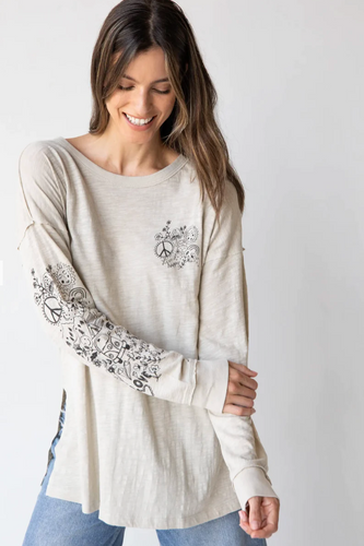 Natural Life - Doodle Long Sleeve Tee