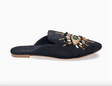 Bejeweled Evil Eye Mules