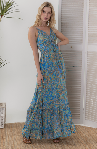 Capri Ruffle Maxi