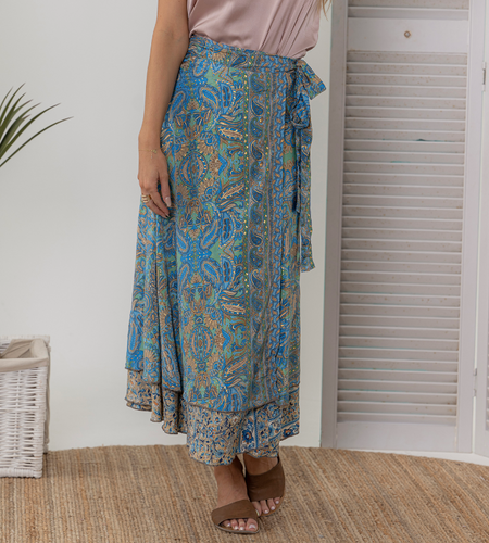 Capri Reversible Wrap Skirt