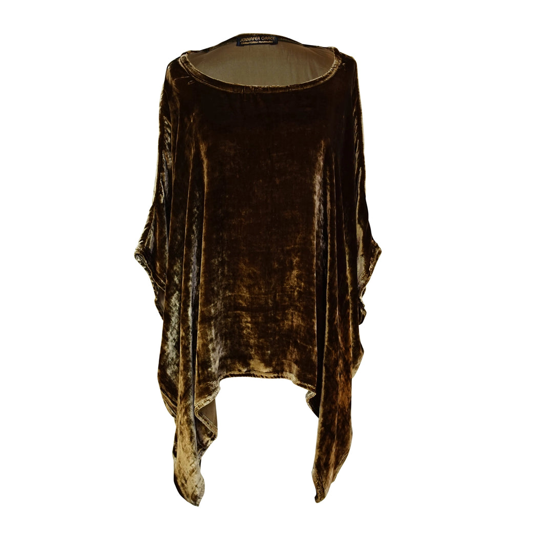 Silk Velvet Scarf Top