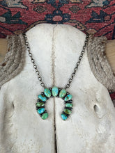 Royston Turquoise Naja Pendant Necklace by Marie Tsosie